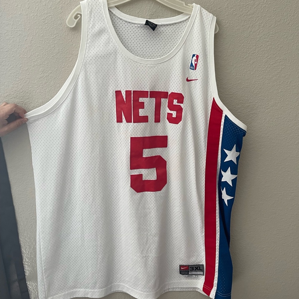 New Jersey Net #5 Jason Kidd jersey Nike Team Size 3xl